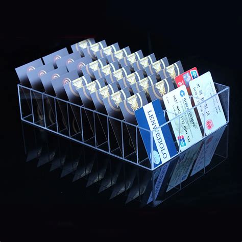 large capacity business card holder|5 tier business card holder.